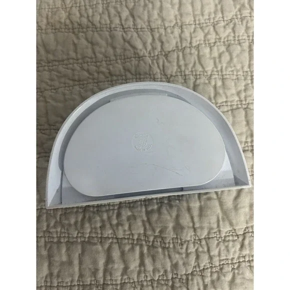 Bulova Resin Dolly Madison White And Blue Collection Box Box Only - Picture 7 of 13